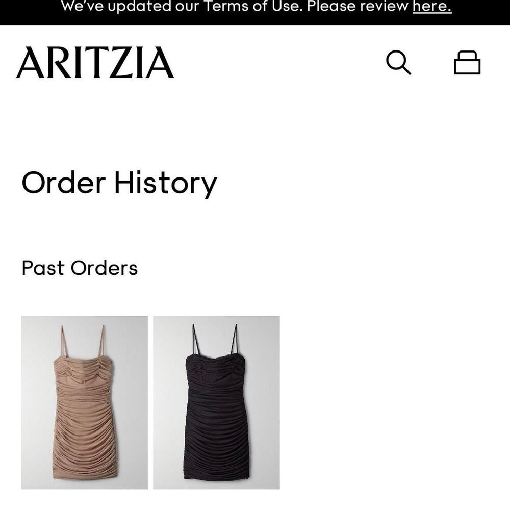 Aritzia Women's Tan and Brown Dress - Picture 5 of 5